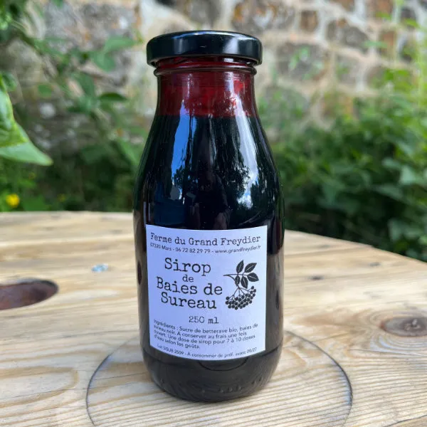 Sirop de baies de sureau - 250 ml