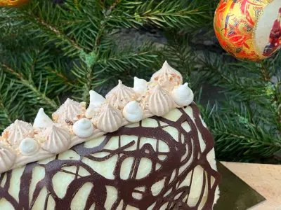 Bûche glacée Chocolat - Foin