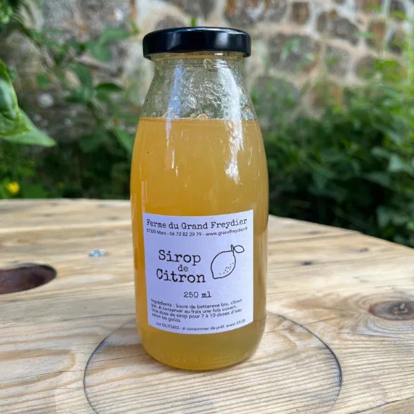 Sirop de citron - 250 ml